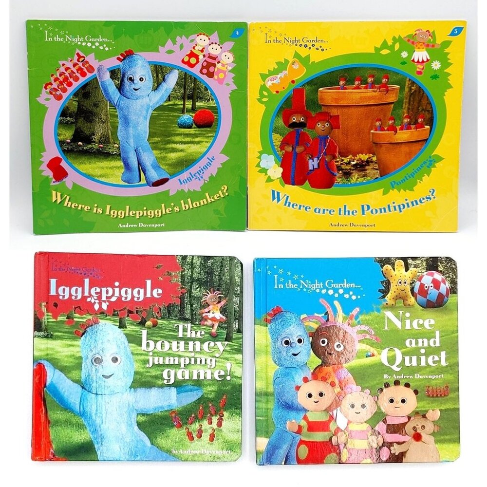 In The Night Garden Igglepiggle Upsy Daisy Makka Pakka  Bbc Lot Of 4 Books